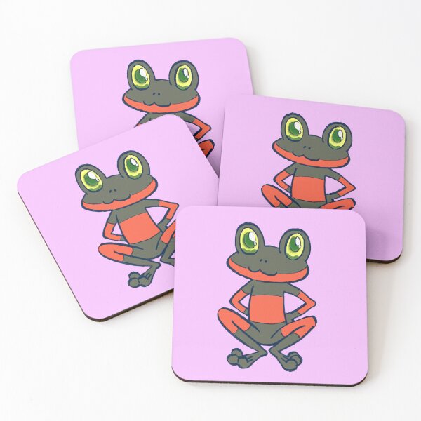 Item preview, I draw duke the red and black striped frog / chocolat's familiar sugar sugar rune designed and sold by RansRoom.