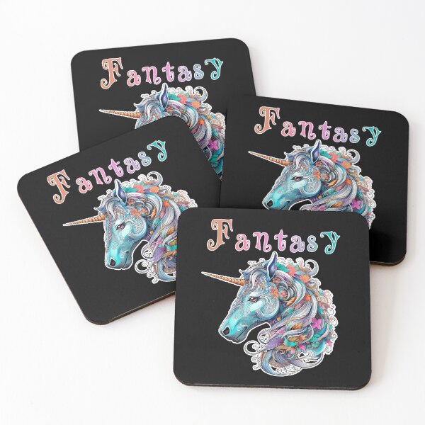 Item preview, Fantasy unicorn colorful unicorn designed and sold by gammelbear.