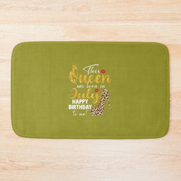 Item preview, Queen Was Born In July Happy Birthday Leopard Bday 	  	 designed and sold by qhbqczmrd21.