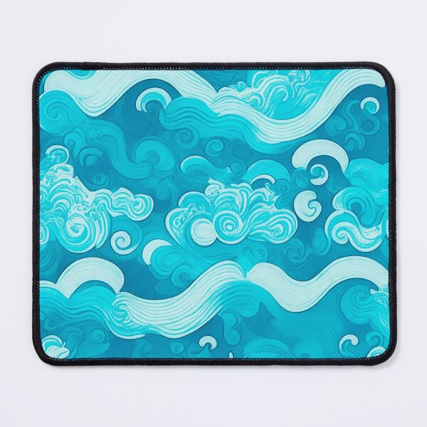 Item preview, Blue rolling waves designed and sold by ArtyBuys.