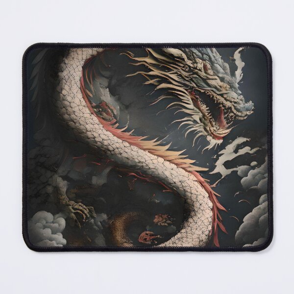 Item preview, Cartel de dragón japonés tradicional designed and sold by ObjectOrigin.