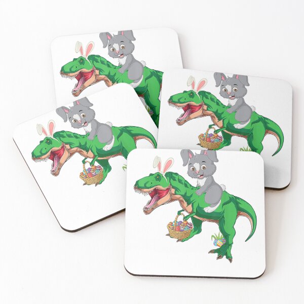 Item preview, Easter Bunny Riding T Rex Eggs designed and sold by AchievementSt.