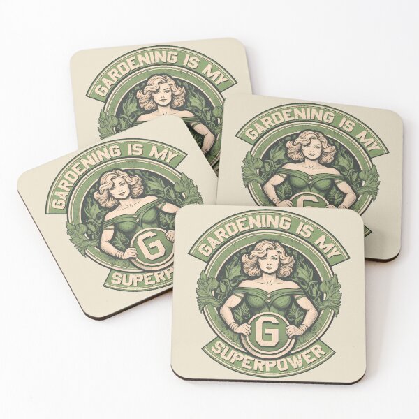 Item preview, Gardening Is My Superpower - Vintage Garden Female Superhero designed and sold by emmjott.