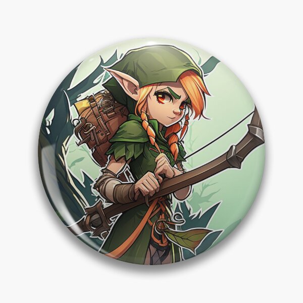 Item preview, Cartoon Elf Hunter designed and sold by Stickermagician.