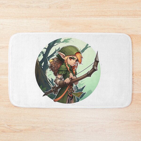Item preview, Cartoon Elf Hunter designed and sold by Stickermagician.