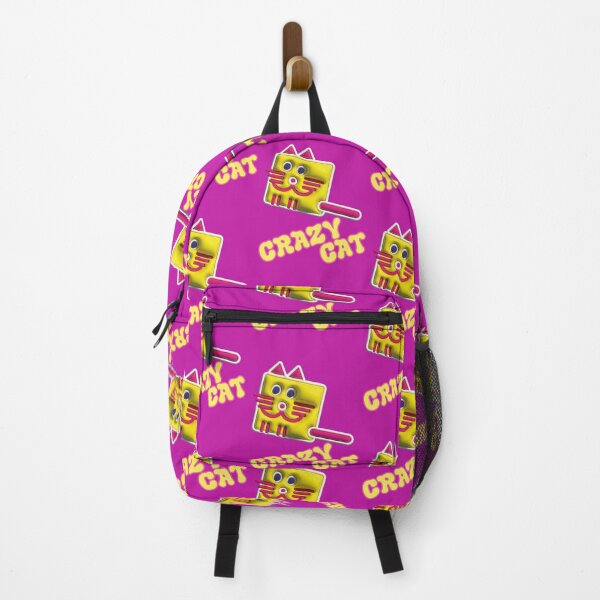 Item preview, crazy 3D cat, kawaii illustration designed and sold by utaart.