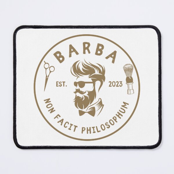 Item preview, Beard Barber Funny Vintage - Latin Philosophy Phrase "Barba non facit philosophum" designed and sold by Vintage-TM.