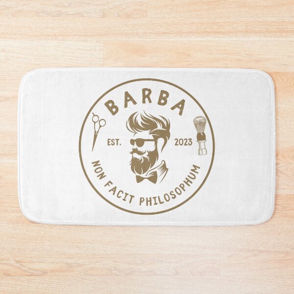 Item preview, Beard Barber Funny Vintage - Latin Philosophy Phrase "Barba non facit philosophum" designed and sold by Vintage-TM.