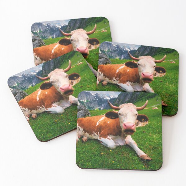 Item preview, a friendly German Alpine cow designed and sold by dags.