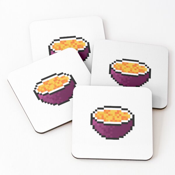 Item preview, Pixel Passion fruit Slice - pixel food art designed and sold by LittleFoodShop.