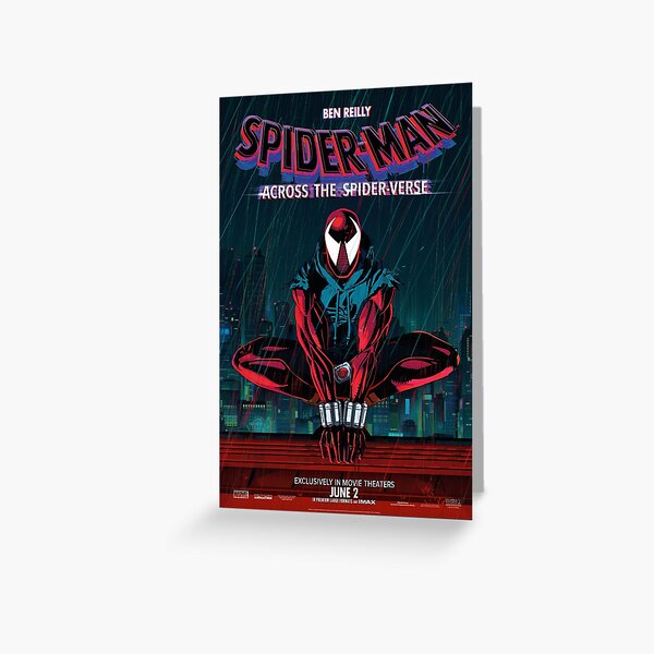 Across The Spider Verse - Scarlet Spider Greeting Card by SLH-69