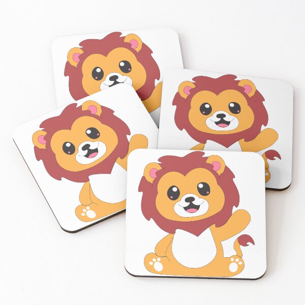 Item preview, cute lion cartoon designed and sold by creationsbysana.