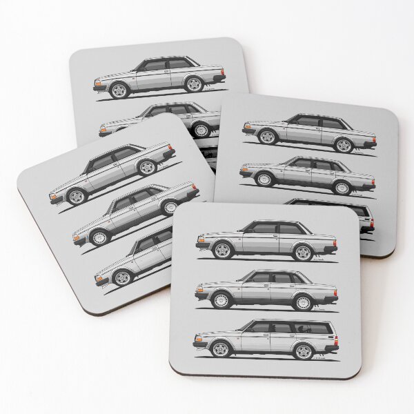 Item preview, Family drawing of the iconic Swedish car designed and sold by designjaag.
