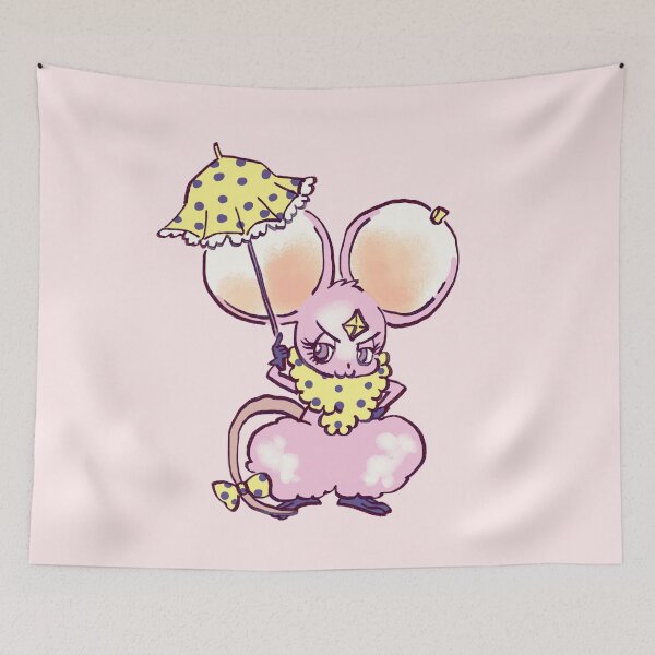 Item preview, I draw blanca with her frilly parasol / vanilla's familiar sugar sugar rune designed and sold by RansRoom.
