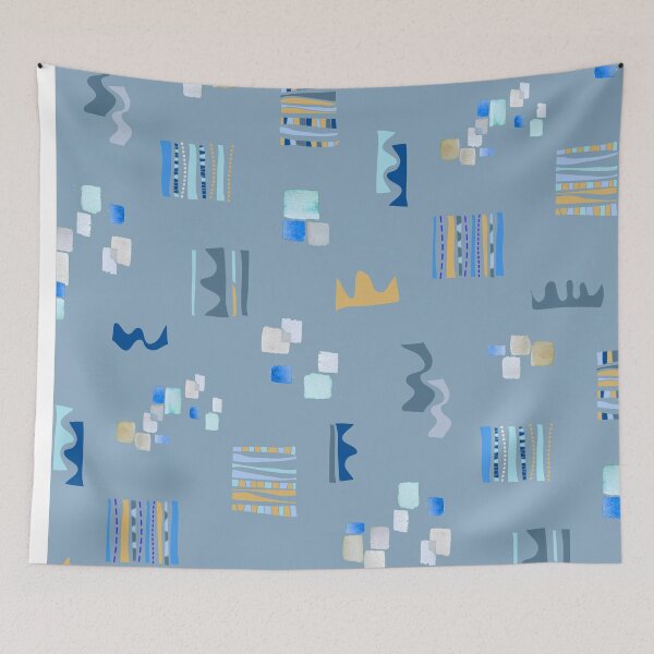 Item preview, Geometric abstract designed and sold by Alessandro Remo Mazzoni Remotextiles.