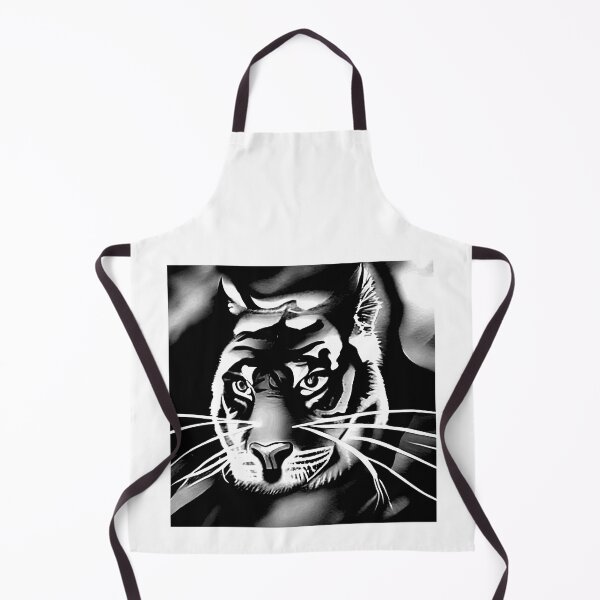 Item preview, The black and white tiger designed and sold by Zunko.