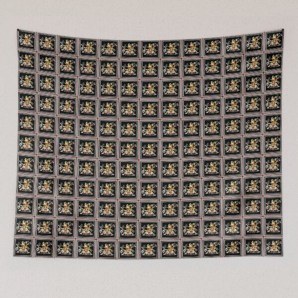 Item preview, Ometeotl - Framed Aztec Dual God designed and sold by kernowerno.