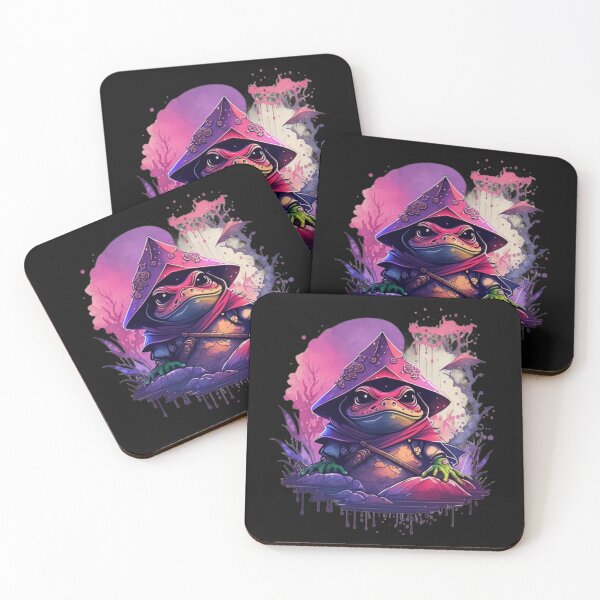 Item preview, Frogjutsu: Masterful illustration of a ninja frog designed and sold by byaz3.