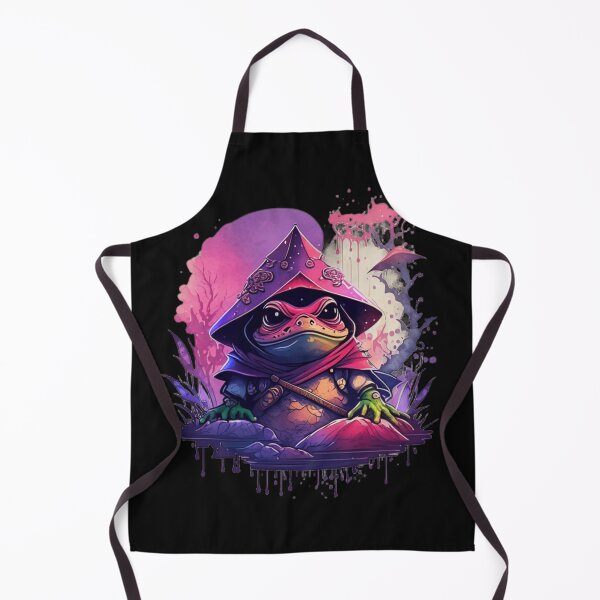 Item preview, Frogjutsu: Masterful illustration of a ninja frog designed and sold by byaz3.