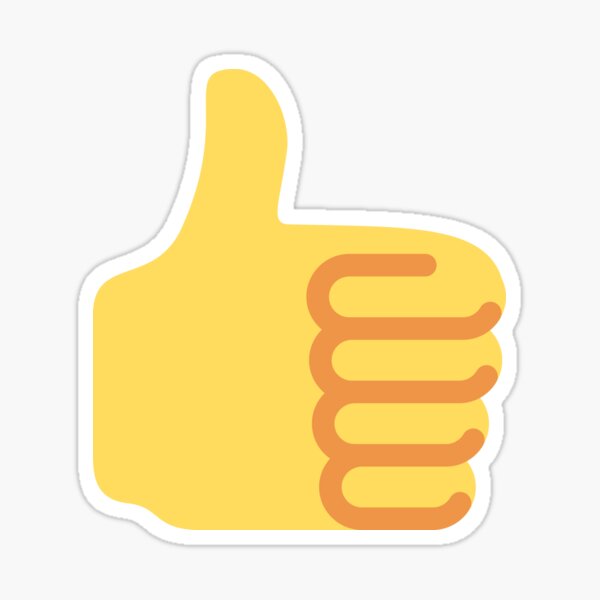 Emoji Thumbs Up Dude | Sticker