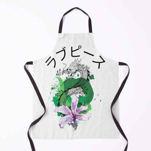 Item preview, japan asia green flower street art designed and sold by DESIGNIRIS.