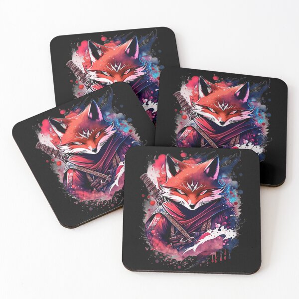 Item preview, Creeping Shadow: Fascinating illustration of a ninja fox designed and sold by byaz3.
