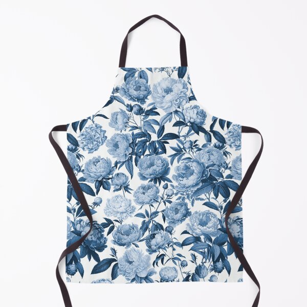 Item preview, Nostalgic Peonies Floral Pattern Vintage Romance Blue designed and sold by artsandsoul.