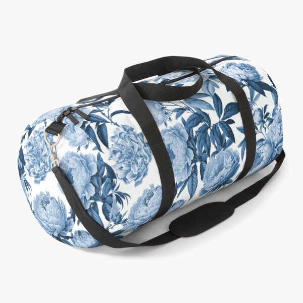 Item preview, Nostalgic Peonies Floral Pattern Vintage Romance Blue designed and sold by artsandsoul.