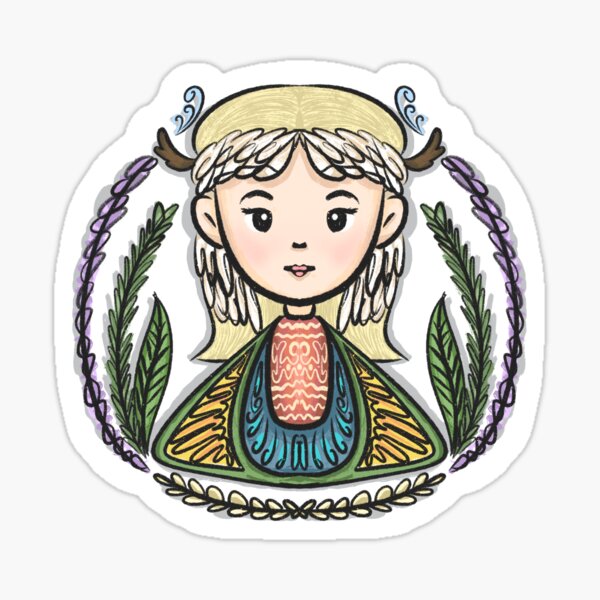 Lavender Fairy Sticker – hornymermaid