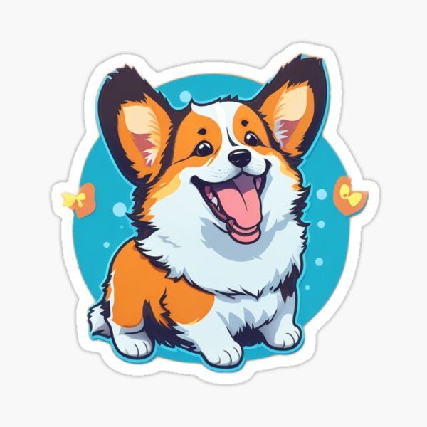Item preview, Happy Corgi dog designed and sold by Fatkid11.