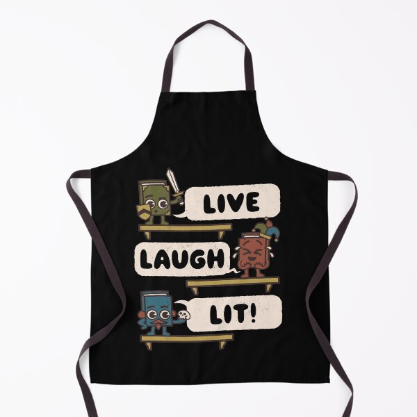 Item preview, Live, Laugh, Shelf - Funny Literature Book Lovers designed and sold by WeirdPunderful.
