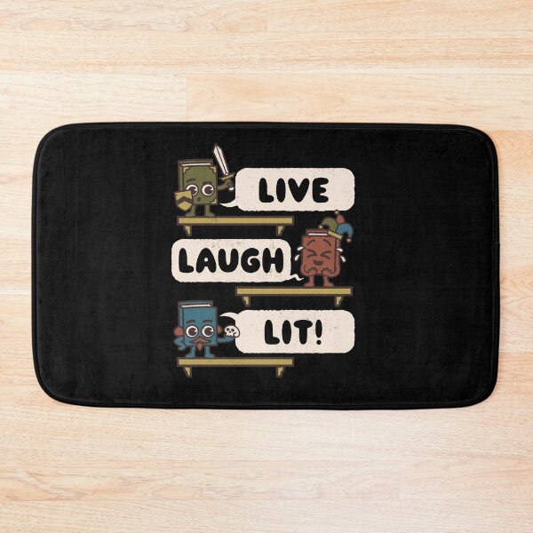 Item preview, Live, Laugh, Shelf - Funny Literature Book Lovers designed and sold by WeirdPunderful.