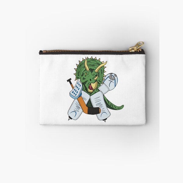 Item preview, Ice Hockey Dinosaur Triceratops Goalie designed and sold by HockeyGhost.