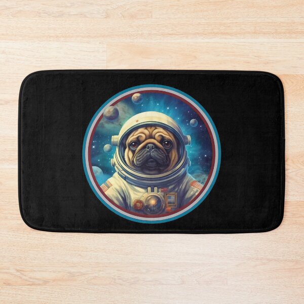 Item preview, Pug In Space AI Art Astronaut  designed and sold by Basti09.