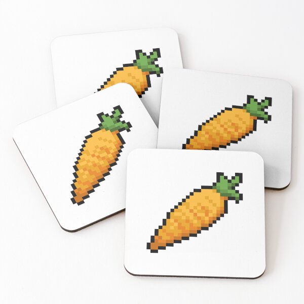 Item preview, Pixel Carrot - pixel food art designed and sold by LittleFoodShop.