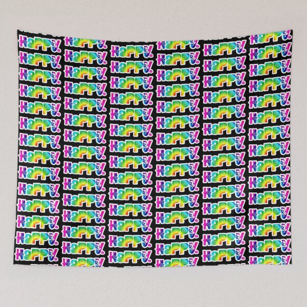 Item preview, Rainbow HAPPY - Happiness  Happy Flower - Bright CHEERFUL hippie VIBES  - CHEER UP designed and sold by originalsusie.