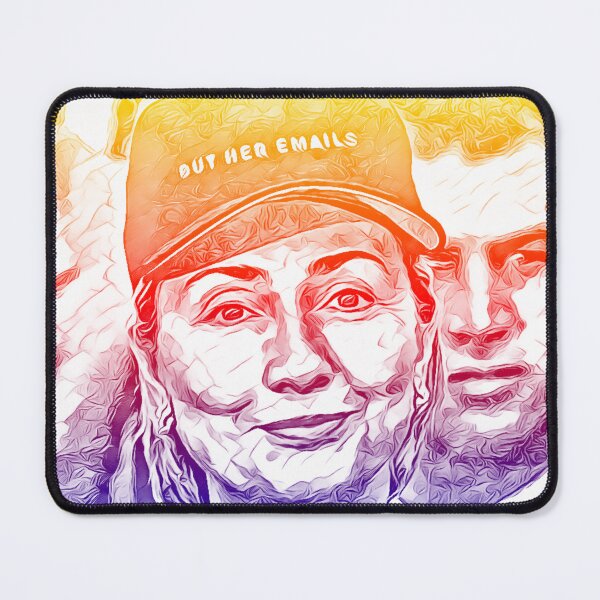 Item preview, But Her Emails! Hillary Clinton related design. Democrat gifts. Pop Art Sunburst colors. designed and sold by CristalleLisa.