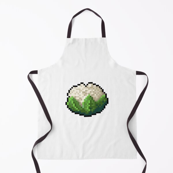 Item preview, Pixel Cauliflower - pixel food art designed and sold by LittleFoodShop.