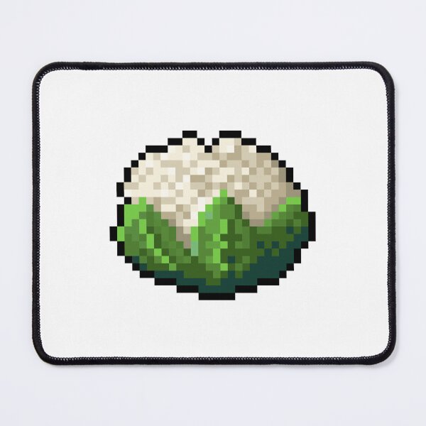 Item preview, Pixel Cauliflower - pixel food art designed and sold by LittleFoodShop.
