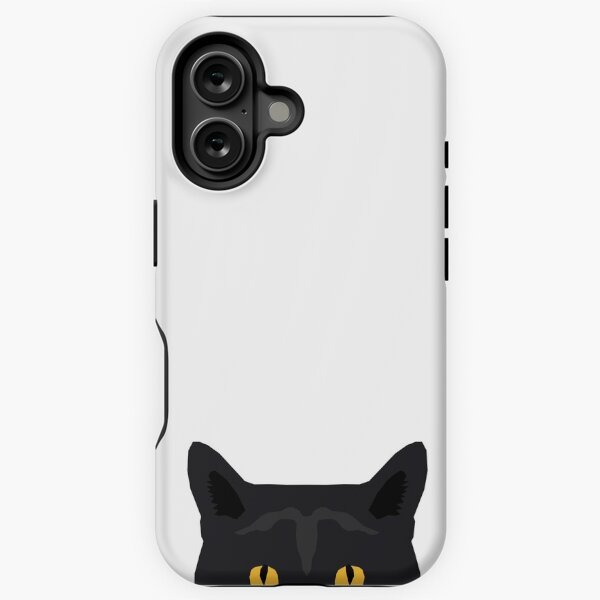 Item preview, Peeking black cat face cute pet portrait funny cat lovers gifts designed and sold by PetFriendly.