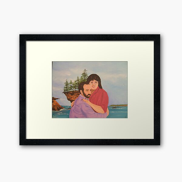 Craig an Darlene Framed Art Print