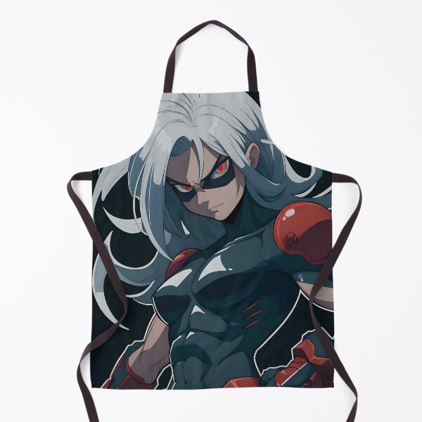 Item preview, Brooding Manga Anti-Hero with Sharp Silver Hair and Intense Crimson Eyes designed and sold by ByteyCreatives.