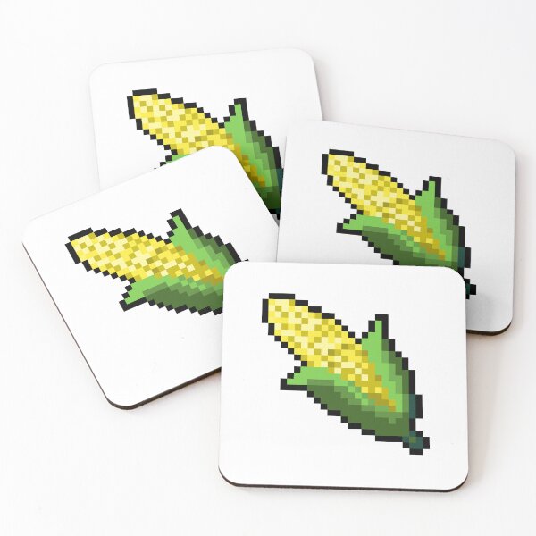 Item preview, Pixel Corn - pixel food art designed and sold by LittleFoodShop.