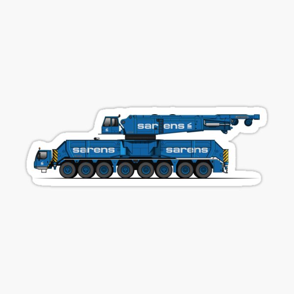 Heavy Crane 10 Sticker