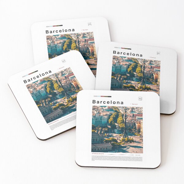 Item preview, BARCELONA  LANDSCAPE POSTER designed and sold by paulrommer.