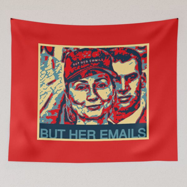 Item preview, But Her Emails (Obamacized design for Hillary fans.)  designed and sold by CristalleLisa.