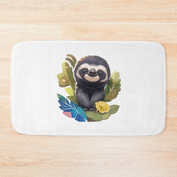 Item preview, Cute Sloth Sticker Animal Digital Tiny Sloth Clipart designed and sold by PrintfulClipart.