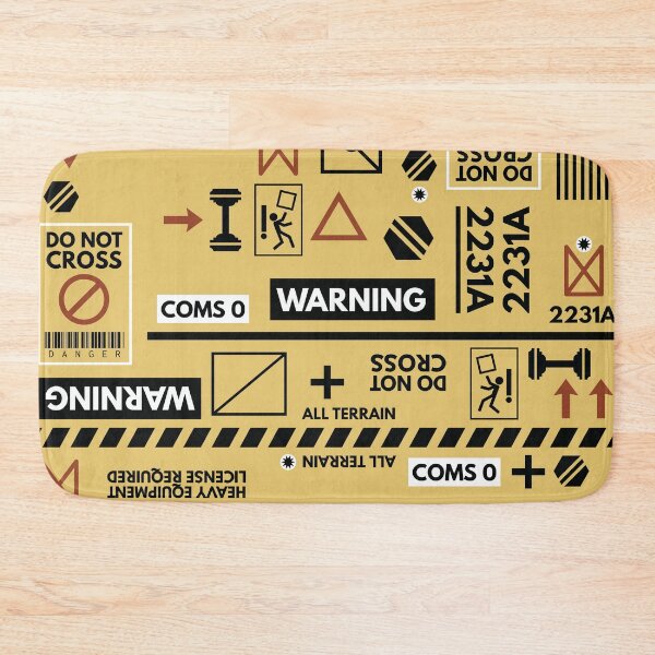 Item preview, Industrial danger sign pattern. designed and sold by JJadx.