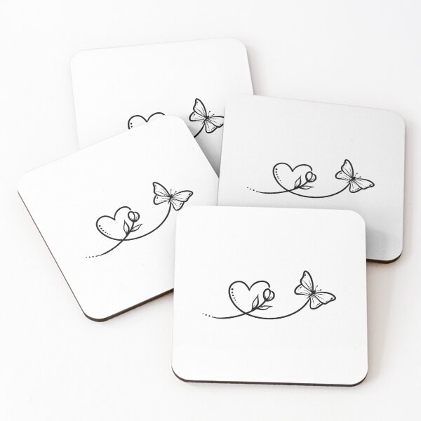 Item preview, Butterfly Heart designed and sold by CuteTattoo.