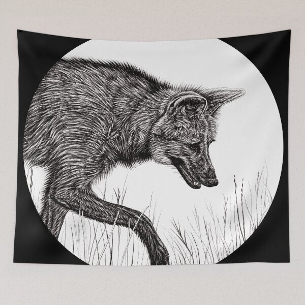 Item preview, Maned wolf illustration designed and sold by LorenDowding.